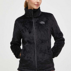 The North Face hanorac fleece culoarea negru, neted