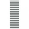 Jaluzea tip zebra gri &icirc;nchis lățime țesătură 80,9 cm poliester