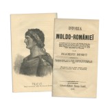George Ioanid, Istoria Moldo-Rom&acirc;niei, 1858, 2 Vol. Colligate, Istoria Rom&acirc;niei, Carte Veche