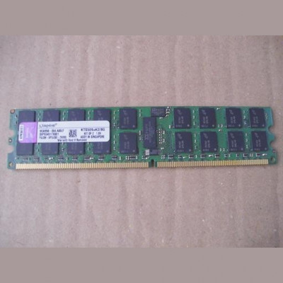 Kit Memorie sever Kingston 8GB 2x4GB DDR2 667 MHz PC2-5300 240pin CL3 (NU MERGE PE PC! si nici pe laptop) foto