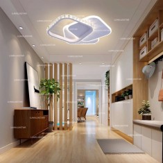 Lustra LED cristale, 30W, patrate, 3000K/4000K/6000K