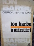 Gerda Barbilian - Ion Barbu amintiri (Editia: 1979)