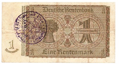 Germania 1 Mark 1937 P-137b Timbru de razboi Waffen SS Seria 6912927 foto