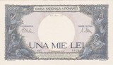 Bancnotă Rom&acirc;nia 1000 lei 1941 BNR, 10 Septembrie, seria U.0007