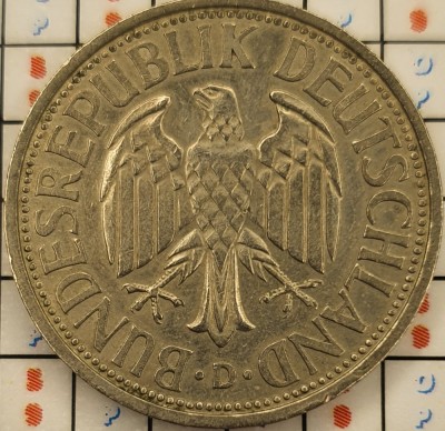 Germania 2 mark 1951 D - km 111 - A006 foto