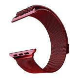 Bratara Apple Watch Milanese Loop Red 45 44 42mm