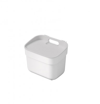 Coș de gunoi Curver READY TO COLLECT, 5L, 18,6x25x20,3 cm, alb, pentru gunoi foto