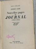 Nouvelles pages de journal -Andre Gide (1932-1935) - din biblioteca lui Geo Dumitrescu