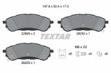 TEXTAR 2269301 Q+ set placute frana,frana disc