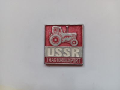 QW9 K 18 - Insigna - tematica industrie - USSR - TRACTOREXPORT foto