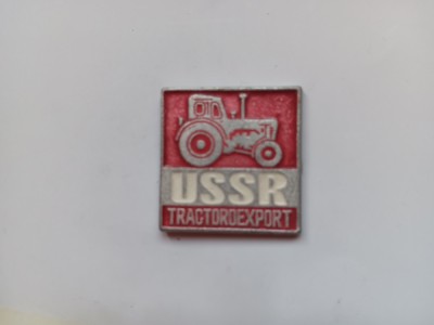 M3 K 18 - Insigna - tematica industrie - USSR - TRACTOREXPORT foto