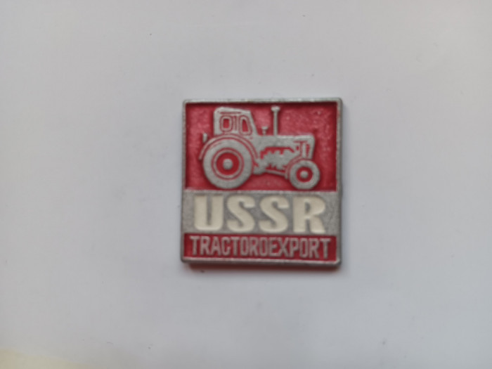 M3 K 18 - Insigna - tematica industrie - USSR - TRACTOREXPORT