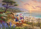 Puzzle 1000 piese - Thomas Kinkade - Disney - Donald and Daisy - A Duck Day Afternoon | Schmidt