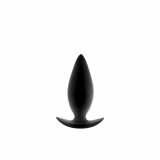Renegade Spades Medium - Dop Anal de Silicon Negru, 10 cm, Orion