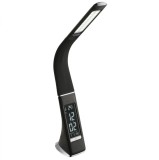 Cumpara ieftin Lampa de birou, ceas cu alarma, brat flexibil, 5000K culoare comutabila, touch dimmer, max 340lm, 230V