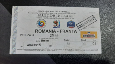 Bilet Romania - Franta foto