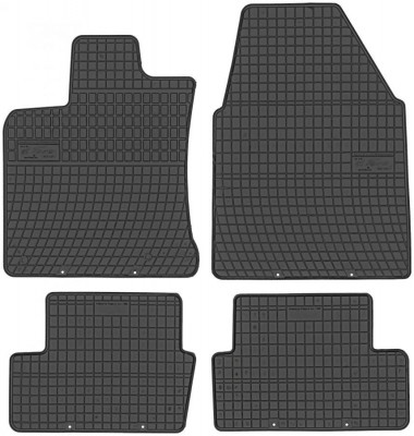 Set Covorase Auto Cauciuc Negro Nissan Qashqai 1 2007-2013 0450 foto