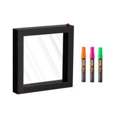 Lampa LED decorativa, Carioci Neon pentru mesaje, 23x23 cm, ATU-081797 foto
