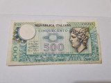 Bancnota italia 500 L 1974