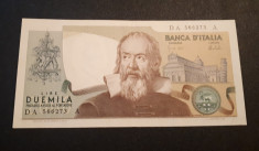 Italia - 2000 Lire 1973 - Semnaturi Carli/Barbarito foto