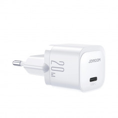 Mini &icirc;ncărcător USB C 20W PD JR-TCF02 - alb Joyroom