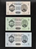 Rar! Set Mongolia 1 + 3 + 5 + 10 + 25 + 50 + 100 tugrik 1955 aunc/unc