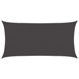 vidaXL P&acirc;nză de umbră Antracit 2 x 6 m HDPE 42033036