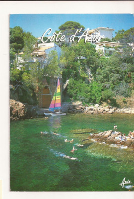 FA21-Carte Postala- FRANTA - Calanque en Mediterranee, circulata 2002 foto