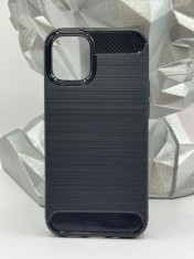 HUSA IPHONE 14 PRO MAX CARBON NEGRU TECHSUIT foto