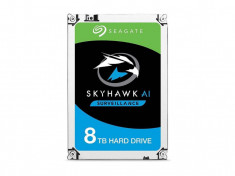 Hdd intern seagate 3.5 8tb skyhawk ai sata3 7200rpm 256mb foto