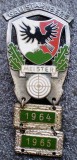 I.236 INSIGNA GERMANIA TIR GAU STARNBERG MEISTER 1964 1965 ARGINTIE