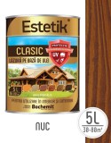 Lazura lemn Estetik Clasic 5L, nuc, protectie UV