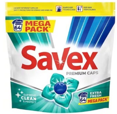 SAVEX Premium Capsule Extra Fresh 64 bucati foto