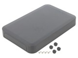 Carcasa cu Panou TAKACHI ABS Gri Inchis IP40 125x190x25mm UL94V-0