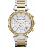 Ceasul de dama Michael Kors Parker, cronograf, cu bratara metalica aurie MK5626
