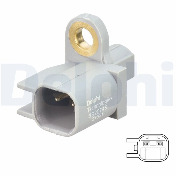 DELPHI SS20746 senzor,turatie roata