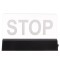 Panou LED luminos, Rosu cu inscriptie &quot;stop&quot;