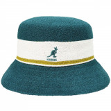 Palarie Kangol Bermuda Stripe Bucket Verde (Masura : M) - Cod 235226