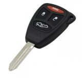 Set 2 bucati - Carcasa cheie Topautochei&amp;#174; compatibila cu Chrysler Dodge Jeep 4 butoane