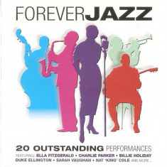 CD Forever Jazz - 20 Outstanding Performances: Nat King Cole, Billie Holiday