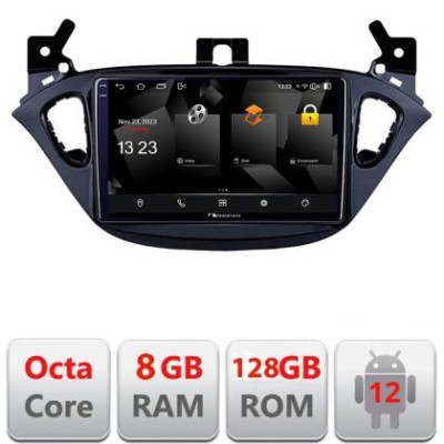 Navigatie Opel Corsa 2013-2016 5960Pro-corsa Android Octa Core Qualcomm 2K Qled 8+128 DTS DSP 360 4G Optical CarStore Technology foto