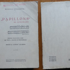 Eugeniu Sperantia , Papillons de Schumann , 1934 , semnata de Zaharia Stancu