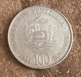 C50 - Moneda foarte veche - Venezuela - 100 bolivares - 1998
