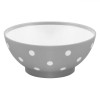 Bol Plastic, Rotund, Buline Gri, Capacitate 1.5L, Potrivit Pentru Mașina de Spălat Vase și Cuptorul cu Microunde, Oem