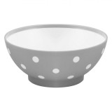 Bol Plastic, Rotund, Buline Gri, Capacitate 1.5L, Potrivit Pentru Mașina de Spălat Vase și Cuptorul cu Microunde, Oem