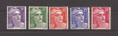 Franta 1951 - Ziua timbrului - Marianne Gandon, MNH foto