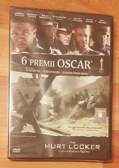 DVD filmul Misiuni periculoase (The Hurt Locker). 6 premii Oscar