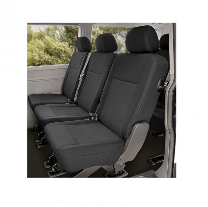 Set huse scaune auto Kegel Tailor Made pentru VW T6 dupa 2016, pentru 3 scaune individuale, 1+1+1 AutoDrive ProParts