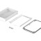 Carcasă desktop BOPLA BoVersa policarbonat IP66/IP68 140x210x63mm alb transparent