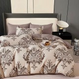 Lenjerie de pat Percalle,pat dublu, 3 piese, cearceaf pat clasic 160cm x 240cm, cearceaf pilota 150cm x 220cm, 1 fata perna 50 x 70-PRC115.3PIESE